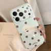 Мультяшный чехол для телефона в горошек с щенком для iPhone 17 и iPhone 17 Pro Max