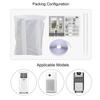 AC Window Frame Sealing Cloth Portable Air Conditioner Window Sealing Cloth  AC Window Frame Baffle Kit Silver Grey