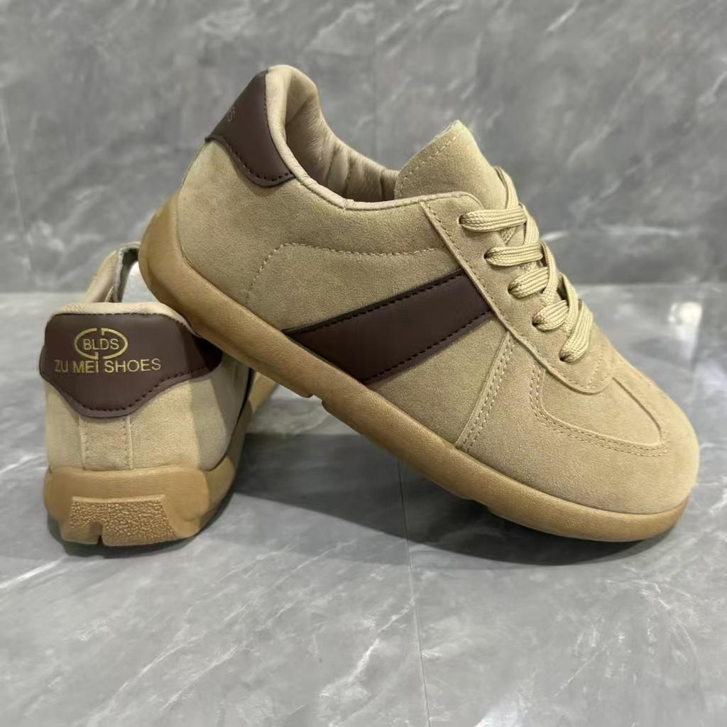 [Manufacturer] Autumn retro German training shoes 2024 new women's shoes breathable sports board shoes women's casual single shoes
