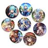 32/44/58mm Anime KonoSuba Pins Megumin Aqua Badge Handmade Brooche Breastpin for Backpack Clothes Accessories Gift