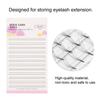 10pcs Eyelash Extension Storage Card False Eyelash Fans Paper Card Makeup Organizer