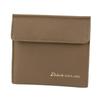 Черный двухскладной кошелек из натуральной кожи Recente 0627506 хаки [Label] мужской BL-627506-51