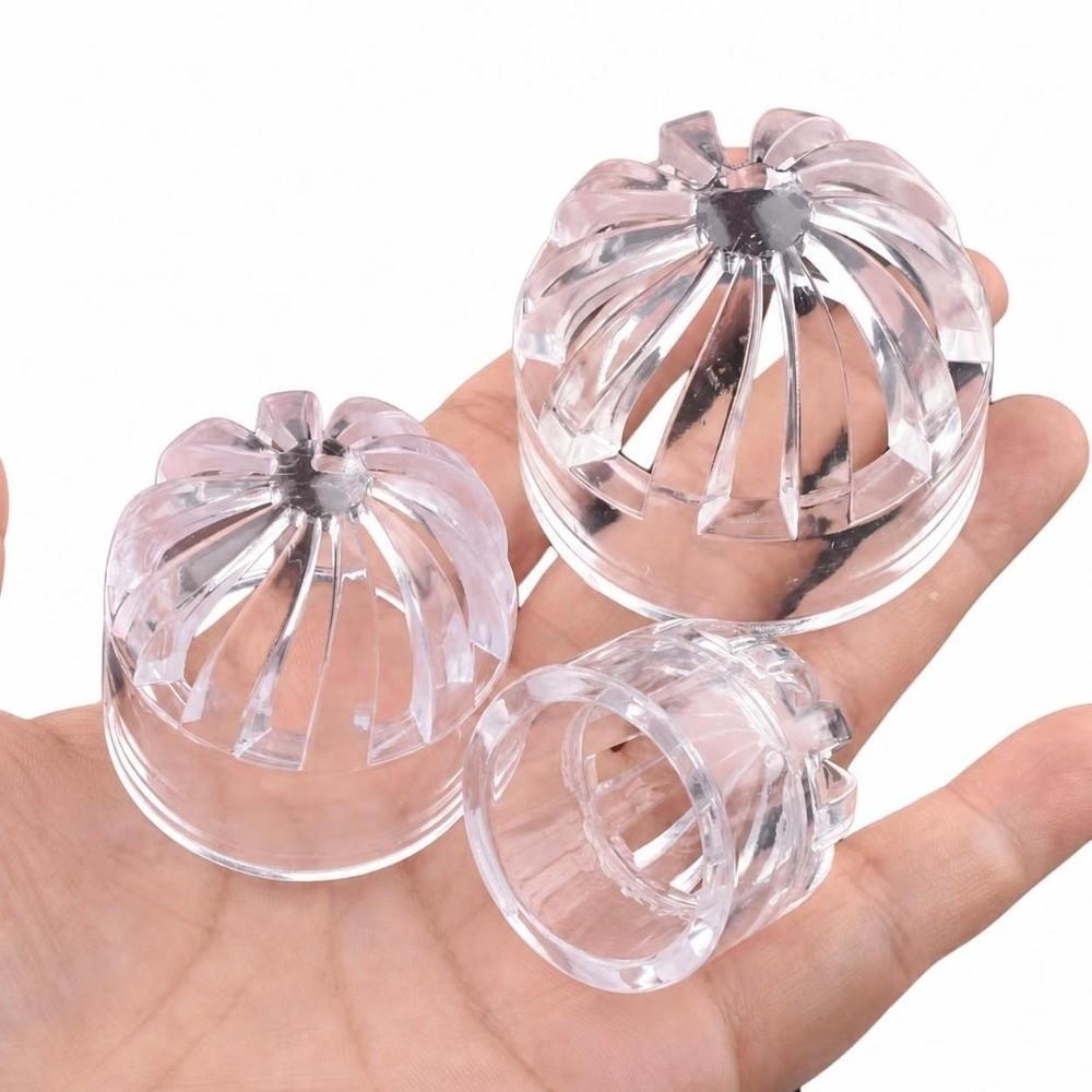 Transparent Aquarium Drain Pipe Cap Breathable Fish Tank Filter Strainer Cap Aquarium Filtration
