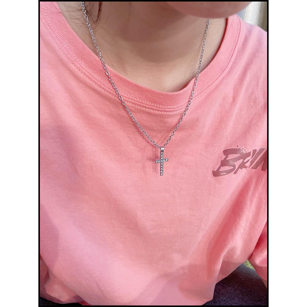 Elegant Cross Pendant Choker Clavicle Chains Women Necklaces Korean Style Cross Necklaces