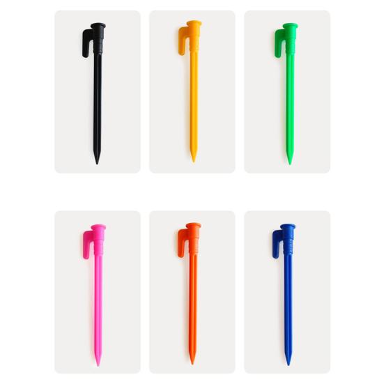 Yousheng 10 шт. Колышек для палатки для кемпинга Сверхпрочный Многофункциональный Для улицы Сад Двор Патио Газон Брезент Навес Ветрозащитный Земляной шип Колышек для палатки