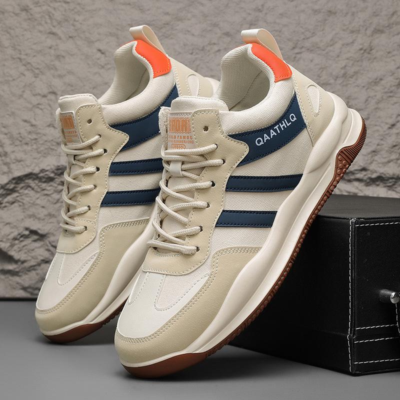 Весенняя новая ретро модная обувь мужская трендовая корейская версия спортивной и повседневной мужской обуви мужская дышащая обувь для бега на мягкой подошве