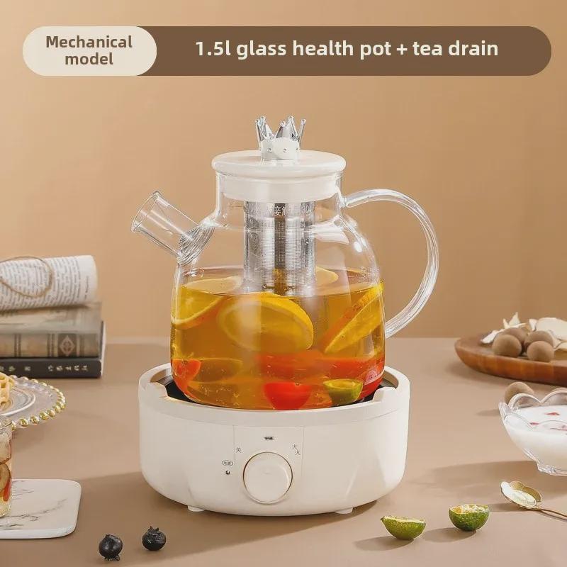 Многофункциональный стеклянный чайник: Компактный дизайн для дома или офиса