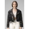 Женская куртка H.quinn Crop Biker Женская кожаная куртка