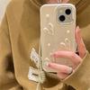 Японский корейский 3d Pearl Laser Love Heart мягкий чехол для телефона для Iphone 14 12 11 13 Pro Max Xr X Xs Max Роскошная защитная задняя крышка