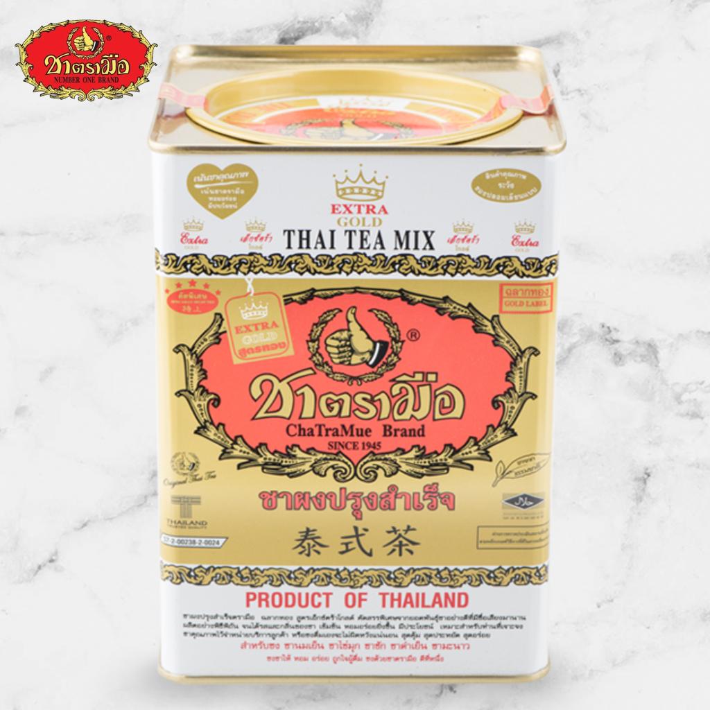 ChaTramue Премиальный тайский чай Gold Label Big Can (верхние чайные листья) 450 г - Тайский