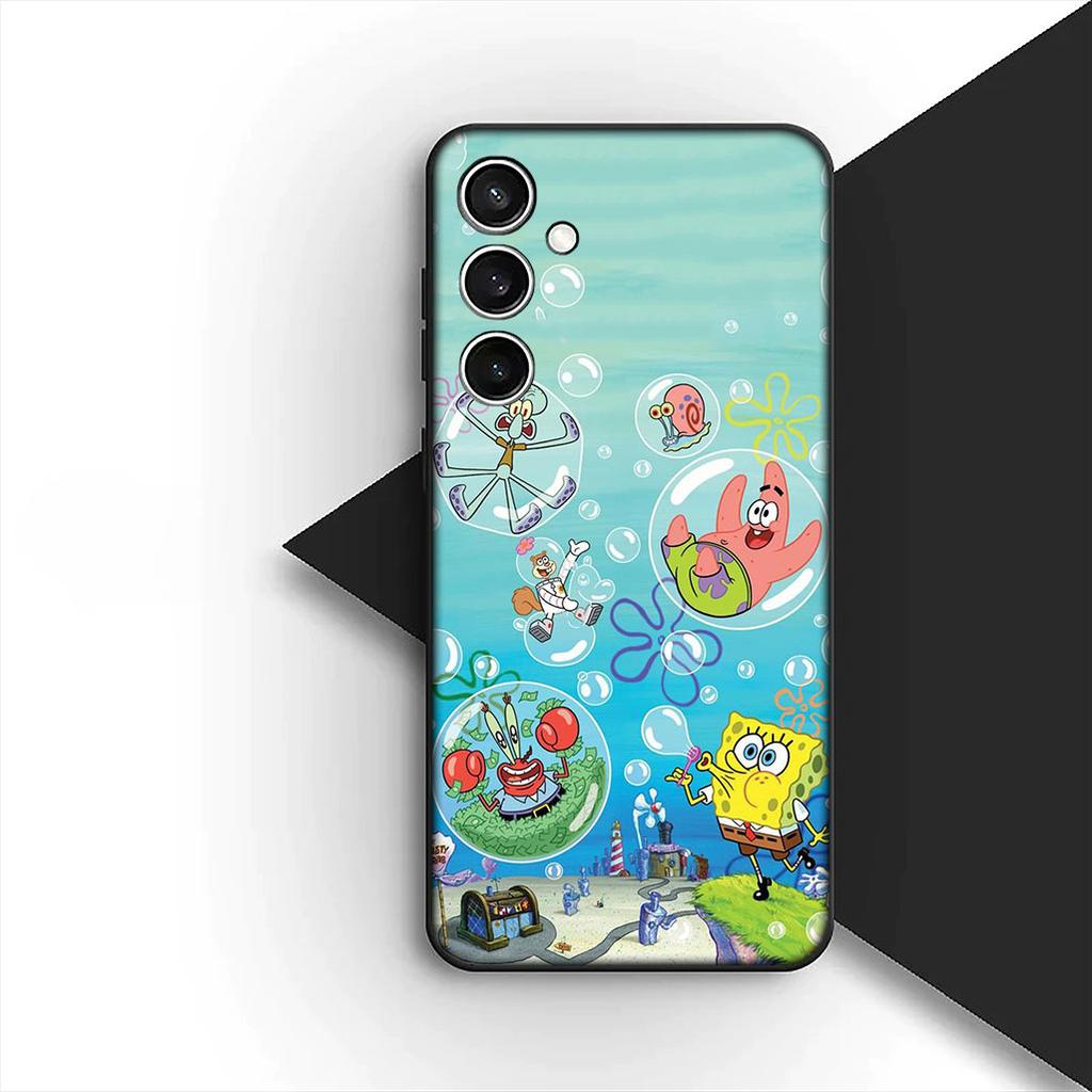 Cover for Samsung Galaxy S20 S22 S21 FE Ultra Plus A07 A17 A15 A16 A25 A57 A37 Phone Case S-SpongeBobs-Cute S-SquarePants-Poster