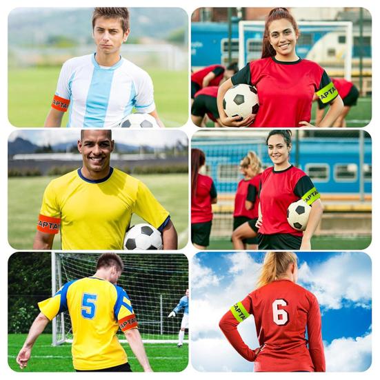 Капитанские нарукавники для футбола, нейлоновые эластичные капитанские нарукавники, регулируемые, унисекс, для футбола, баскетбола, для тренировок молодежных и взрослых команд