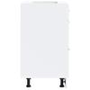 Kitchen Base Cabinet Porto in White Particleboard