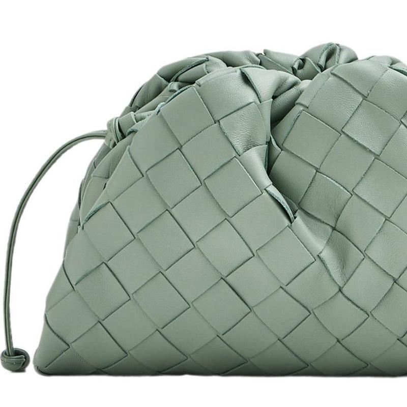 Bottega Veneta Pouch Bag New Sauge/Gold Women Pouches Green 585852-VCPP1-3403