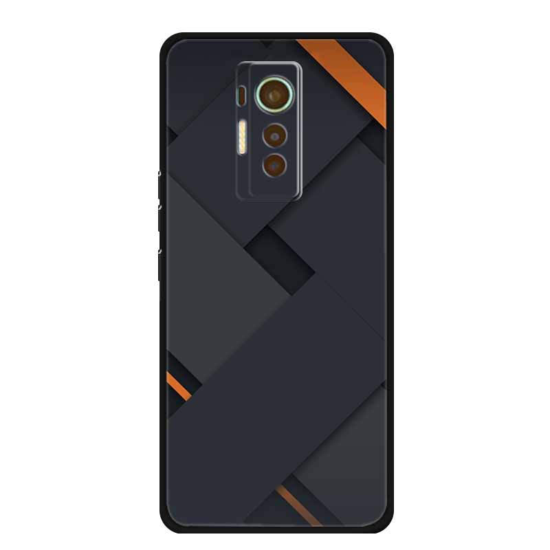 For Tecno Phantom X 2021 Case Luxury TPU Silicone Soft Cover Phone Cases for PhantomX 2021 AC8 Protection Cartoon Bumper Etui