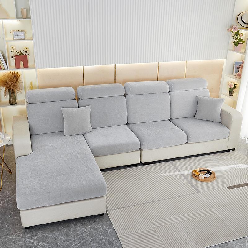 Толстые эластичные чехлы для диванных подушек для гостиной, углового дивана, синельные подушки, чехлы для сидений, чехлы для диванов