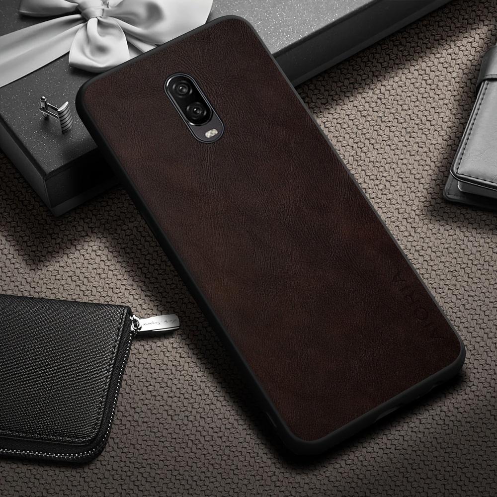Чехол для телефона - Роскошный ретро-чехол из искусственной кожи для Oneplus 9 8 7 6 Pro 9R 9RT 9 US 6T 8T 7T Pro Матовый мягкий бампер Жесткая задняя крышка Модный чехол