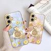 Счастливый мешок благословений Для iPhone 17 Pro Max 16 16E 15 14 13 Plus 12 mini 11 15Pro 17 Air XR X 17ProMax Золотой стеклянный чехол для телефона
