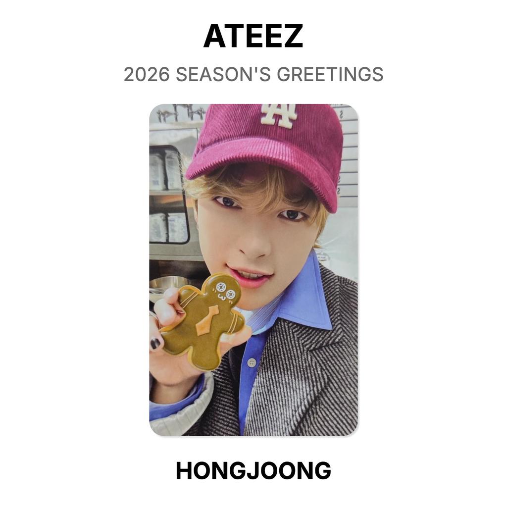 ATEEZ ПОЗДРАВЛЕНИЕ С СЕЗОНОМ 2026 Официальная фотокарточка