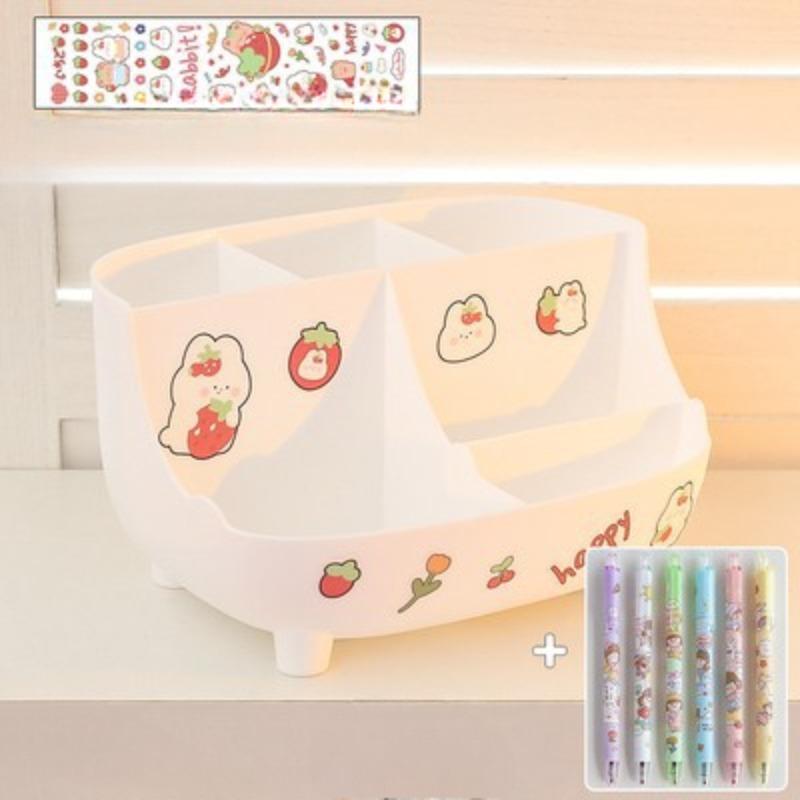 Держатель для ручек для канцелярских принадлежностей, ящик для хранения ручек, студенческий офисный стол, большая емкость