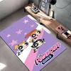 Ковер с рисунком из мультфильма «Суперкрошки» Фиолетовый коврик со звездочками Декор Подходит для использования в качестве противоскользящего покрытия для гостиной, спальни, диванов