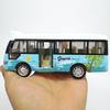 Sound And Light School Bus Toys Friction Powered Pull Back Bus Bus Model Toy  Children