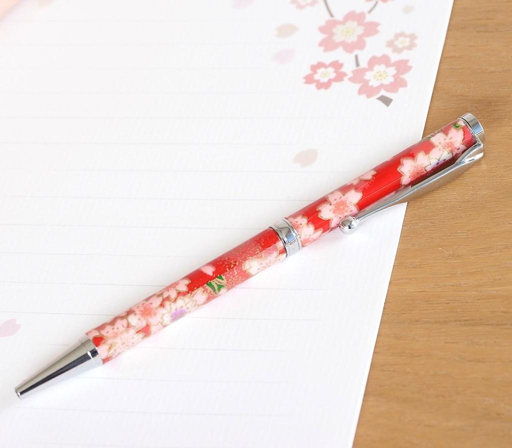 Mino Washi Ballpoint Oil Thin Japanese Made In Twist Luxury Yuzen Craftsman 32 Types Light Pen, Based, 0.7 Shaft, Pattern, Japan, Type, Pattern,