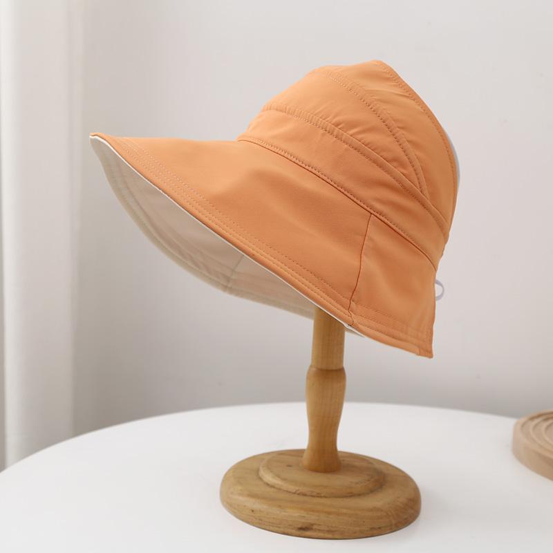 Пустая шляпа-цилиндр женская весенне-летняя повседневная солнцезащитная шляпа Солнечная шляпа Тренд легко складывать и носить солнцезащитная шляпа