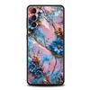 Цветочный Мраморный Чехол Для Телефона Для Samsung Galaxy S25 Edge S24 S23 S22 Ultra S20 S21 FE 5G S10 S9 Plus S10E Мягкий Чехол