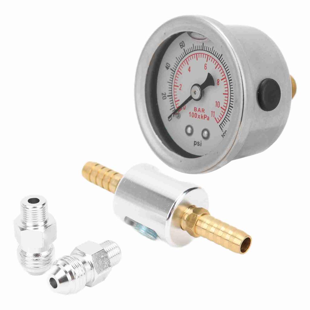 Universial 1 8 NPT Car Fuel Oil Pressure Regulator Gauge Kits for Fuel Injection System