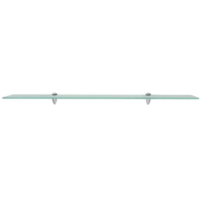 VidaXL Wall Shelves 2 Pcs Glass 100 X 10 Cm 8 Mm