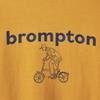 BROMPTON LONDON Cycling Graphic T-Shirt - Yellow (P242Uts413)