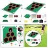 Putting Game Set, Cornhole Board, Foldable Throwing with Lightweight And Portable PP Material