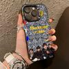 Чехол для телефона S-Stone R-Roses Band для iPhone 17,16,15,14,13,12,11 Plus,Pro Max,XS, Цветной Серебристый Черный Чехол