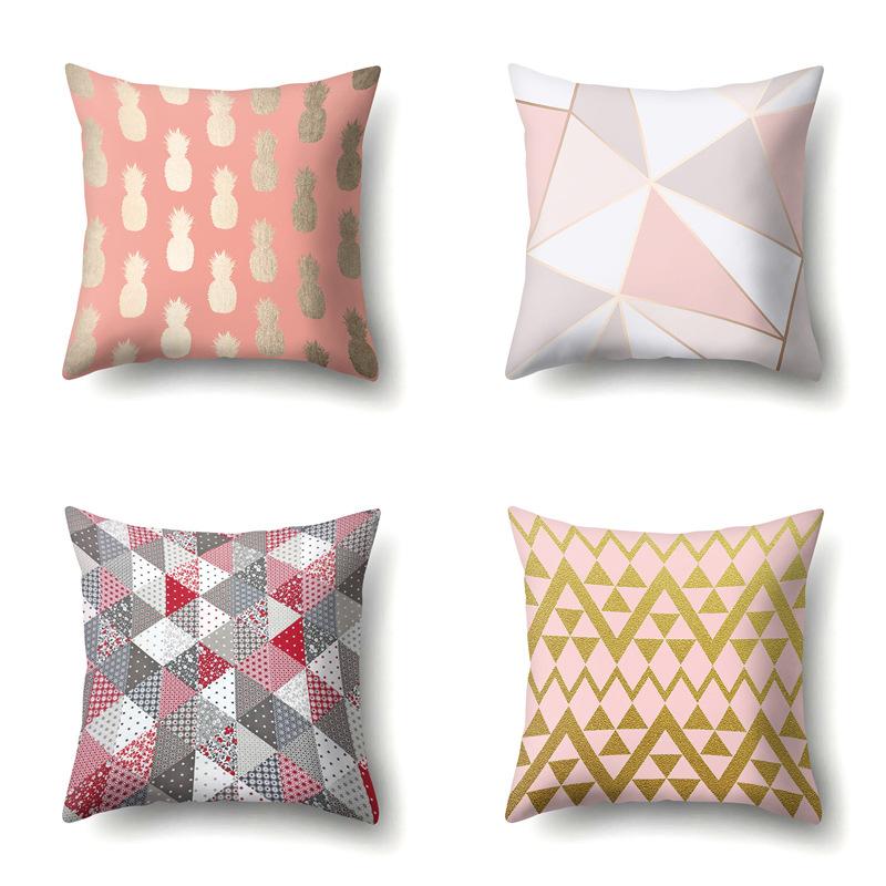 Polyester Pillowcase Automobile Decoration Home Printed Pillowcase