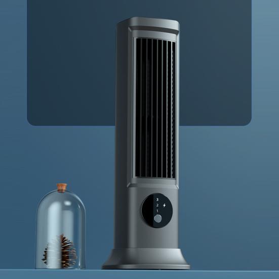 Охлаждающий вентилятор для кондиционера, 3 скорости, регулируемый безлопастный охлаждающий вентилятор, энергосберегающий тихий настольный вентилятор для спальни, офиса