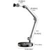 Adjustable Height Telescopic Phone Stand Stable Base Portable Tablet Stand Universal Metal Desktop Phone Holder Live Learning