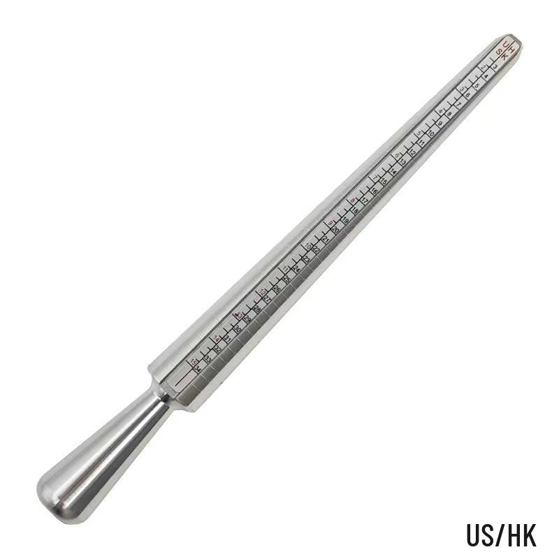 Гонконгский инструмент для определения размера кольца и регулировки: Пластиковый рингстик для точного измерения размера пальца и коррекции