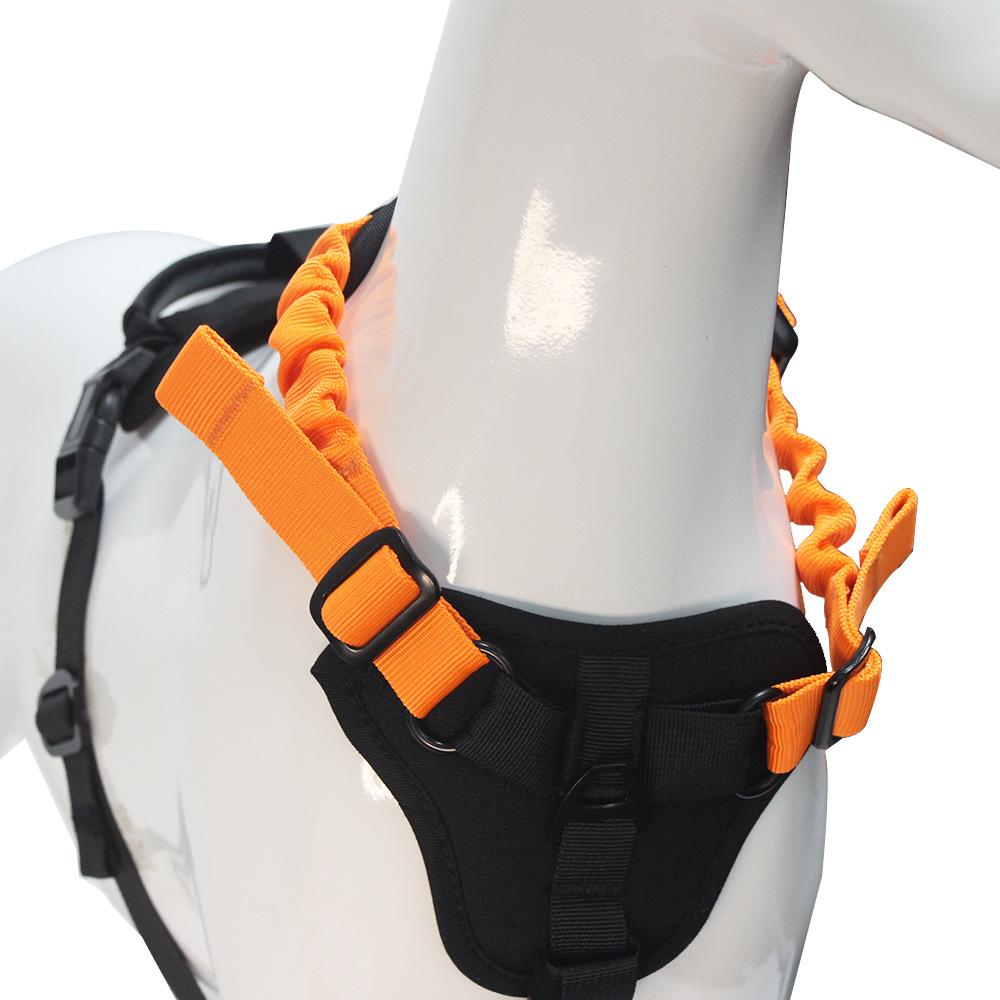 Разделенная грудь и спина для собак из нейлоновой резины, взрывобезопасный ремень для защиты груди домашних животных, плотно прилегающий ремень для контроля за собаками