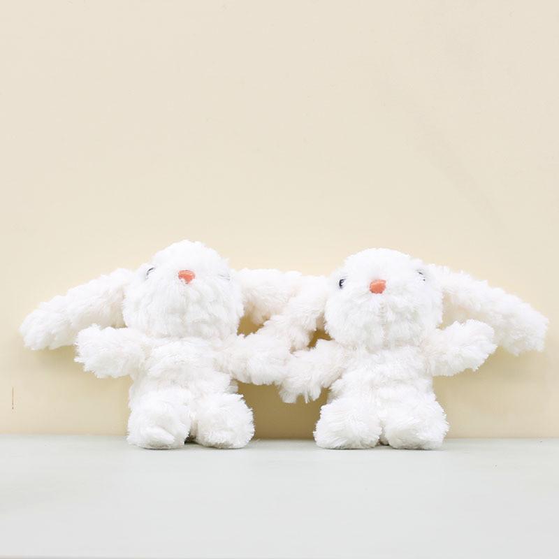 Adorable Plush Bunny Rabbit Keychain Soft Stuffed Animal Doll For Bags Keys