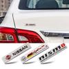 Алюминиевая автомобильная наклейка Nissan Sylphy, Qashqai, Teana, X-Trail, Kicks Nismo