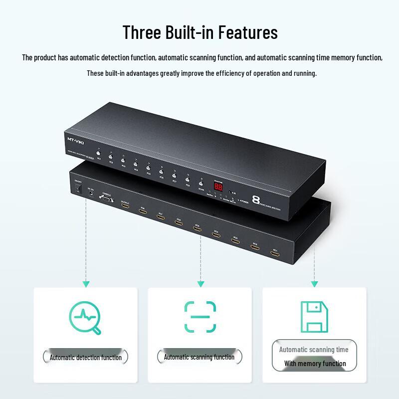MT-Viki 8-в-1 HD HDMI Переключатель