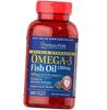 Омега 3, Double Strength Omega-3 Fish Oil 1200, Puritan's Pride  90гелкапс (67367003)