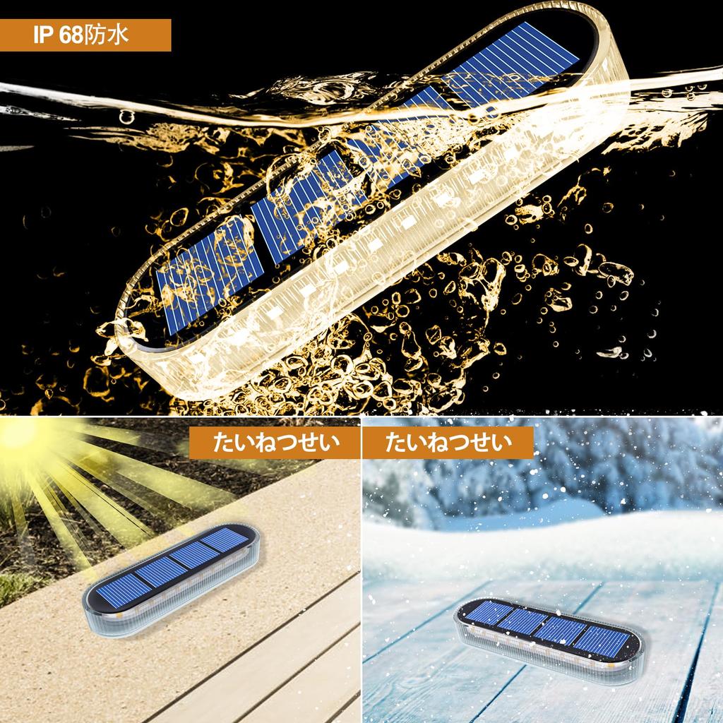 Yilaie Solar Outdoor IP68 30 LED Garden Ultra Bright Security Auto Solar Panel Ideal for and Parking Lots of Lights, Lighting, Waterproof, Lights,