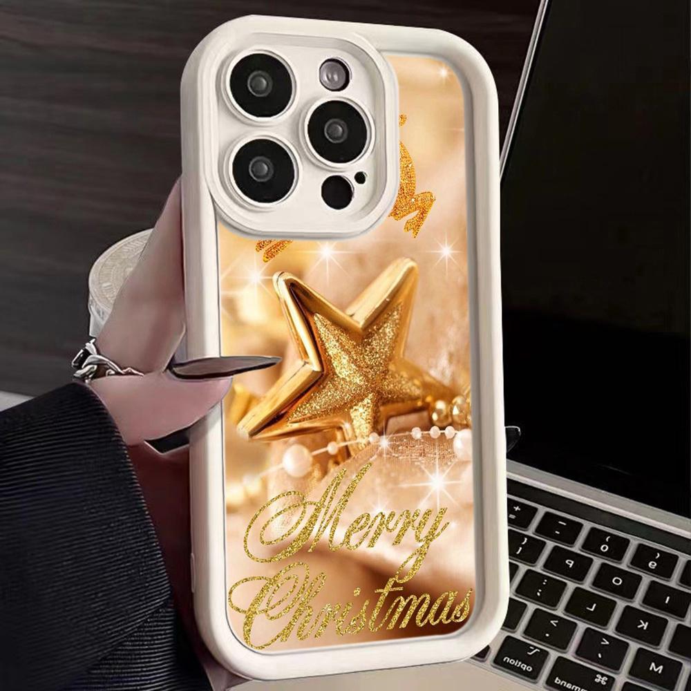 Мягкий чехол Sky Eye Ladder для Xiaomi 14T Redmi 12c 13c 14c Note 11 12 13 Pro 11s 12s Все модели Xiaomi Redmi Чехлы для телефонов NY37 Новый год Счастливого Рождества