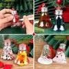 WTEMPO Clear Plastic Bell Shaped Jars with Lids Reusable Christmas Mini Gifts Bottles Wedding & Birthday & New Year & Valentine's Day Party Decoration