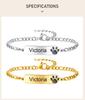 Personalized Name Bar Bracelet with dog cat Paw Printed