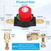 Top Post Battery Disconnect Switch 12-48V Car RV Marine Battery Cut-Off Isolator
