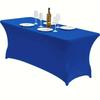 Universal High Stretch Tablecloth Washable Bed Cover Black Rectangular Table Cloth  Beauty Massage