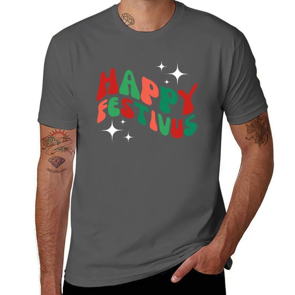 Happy Festivus T-shirt Funny T Shirts Man T Shirt Custom Print Anime T Shirts For Man T-shirt